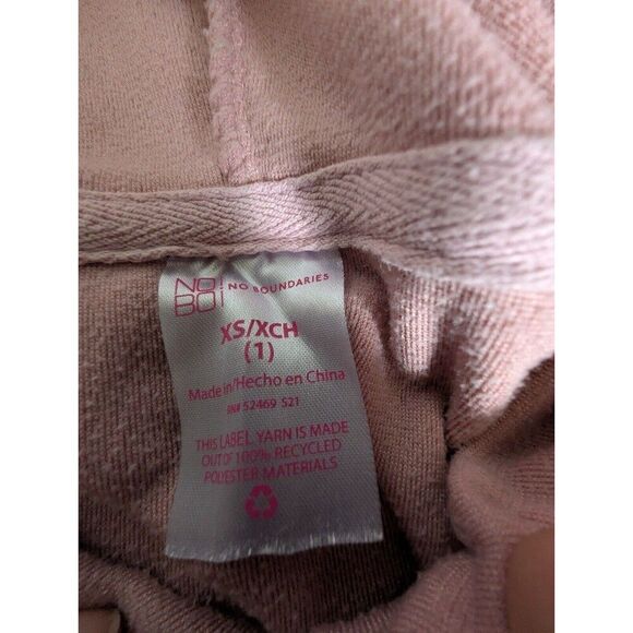 Velour Hooded Sweatshirt Tunic Dress Top Pink Kangaroo Pocket Velvet Romper - Picture 3 of 6